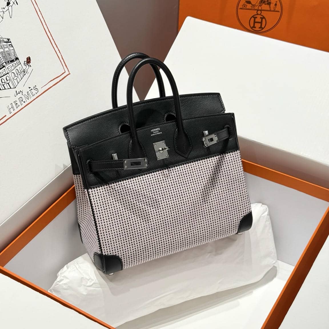 Birkin Canvas-Leather Mix-122